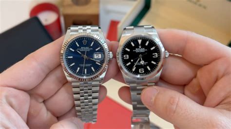 rolex explorer vs datejust 36mm|Rolex Datejust 36 best price.